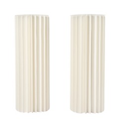 2 Pcs Wedding Centerpieces Cardboard Vases 31.5in Tall Flower Vase for Party