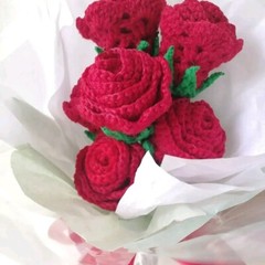 Handmade Rose Flower Bouquet Christmas gift item boy & girlfriend any occasions