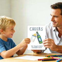 Funny First Fathers Day Cards Gift for Dad, Cute 1st Father’s Day Card Gifts …