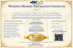 Unique Wedding & Anniversary Gift | Valuable Video Memory Service For Couples