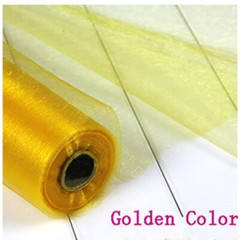 Festival/Wedding Draping Decoration Glass Yarn 59» Wide Golden or White 32Yards