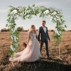 Large Balloon Arch Set Stand Base Frame Kit Birthday Wedding Party Decoration