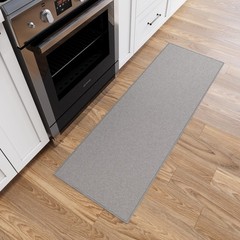 Hallway Runner Rug 20″ x 53″ Non Slip Solid Area Rugs Easy to Clean Laundry R…