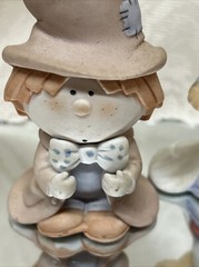 Bumpkins Bisque Porcelain Bride & Groom Figurines Fabrizio George Cake Toppers