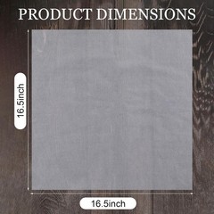 Fuyoooo 100 Sheets Teabag Paper 16.5×16.5 Wet Strength Art