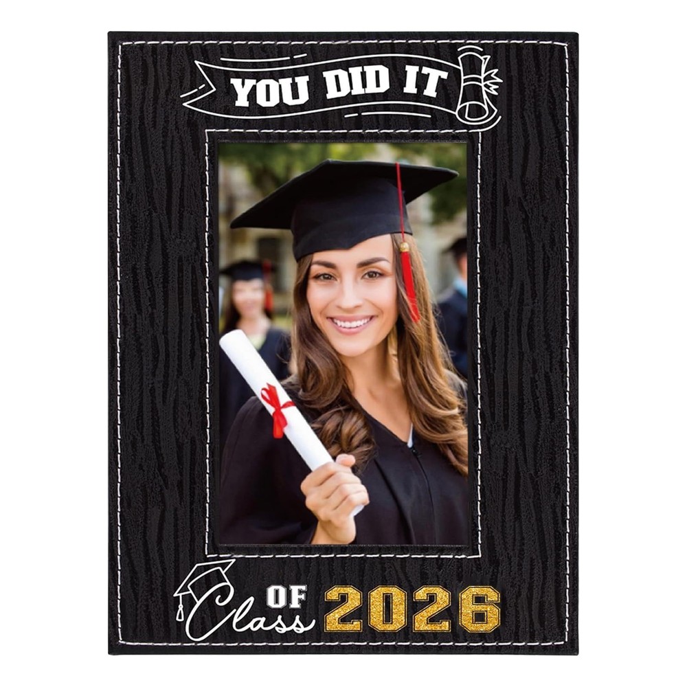 FLYAB Class of 2026 Picture Frame – Graduation Gifts You Did It Portrait Phot…