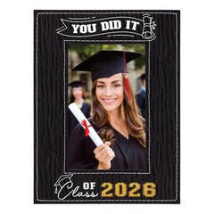 FLYAB Class of 2026 Picture Frame – Graduation Gifts You Did It Portrait Phot…
