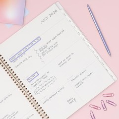 Ashley G 2026-2027 Weekly and Monthly 8.5″ x 11″ Multi Color Smoke- 2026/2027