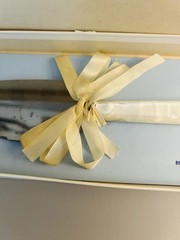 Vintage Treasure Masters Stainless Steel Serrated Cake Knife Made In Boston