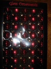 GLASS BALL ORNAMENTS 30MM 40CT