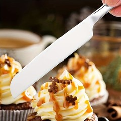 2 Pieces Stainless Steel Silvery Cake Knife and Server Set Cutting Slicing