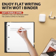 WOT I 12-Pack Telescoping 3 Ring Binder(0.75″), Expandable Flexible Binder – …