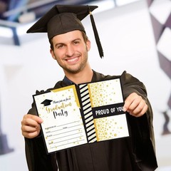 35 Set Graduation Party Invitations with Envelopes and Grad Stickers Graduation