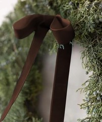 Velvet Ribbon 1.5» 25 Yards for Christmas Tree, Gift 1.5 x 900 in Brown
