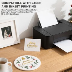 Cardstock 5×7, 110 Sheets, White Card Stock, 5×7 IN-110Sheets,