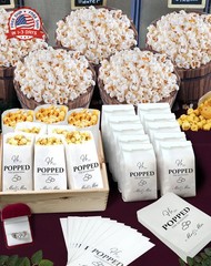 48pcs He Popped the Question Popcorn Bags – Engagement, Bridal Shower, Wedding P