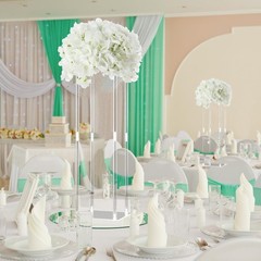 Geetery Tall Acrylic Wedding Flower Stand Centerpieces Clear 28 Inch, White