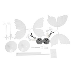 2pcs Freestand 110V Wedding Creative Butterfly LED Floor Lamps Adjustable Height