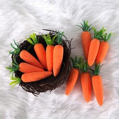 Artificial Carrots Miniature for Home Party Decorative Use DIY Crafts 36 Pieces
