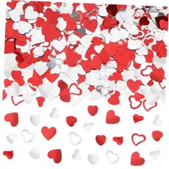 Valentines Day Confetti Red Glitter Confetti Decorations | Valentine’s Heart