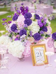 Purple Artificial Flowers Fake Roses with Stem Real Touch Soft 30PCS Purple-1