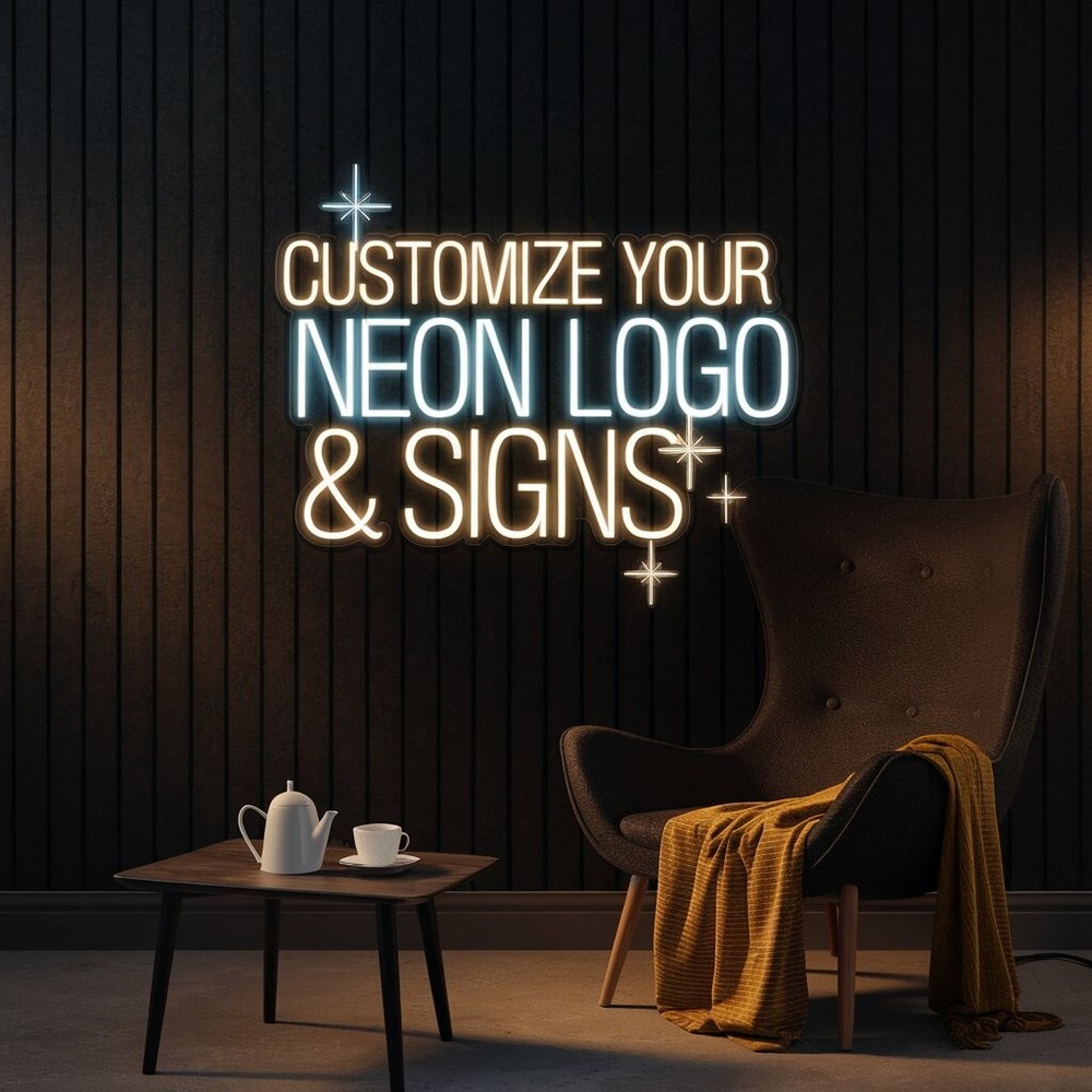 Personalized Neon Light Sign – Custom Name, Logo & Wedding LED Wall Art