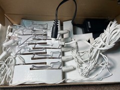 WEDDING STYLE BRIDAL BELLS LED LIGHT SET 10 LIGHTS W AC ADAPTER MARRIAGE DECOR