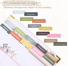 Comprehensive Wedding Planner with Checklists, Calendars & 196 Pages of Guidance