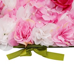 Artificial Flower Wall Background Silk Rose Flower Panels Wedding Backdrop Decor