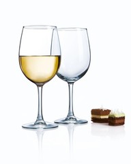 Luminarc 12 oz. Alto Clear Glass Wine Goblets 12 Piece Set
