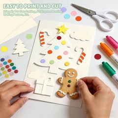 Cream Cardstock 8.5 X 11, 40 Sheets, Construction Paper, 75lb/ 200gsm, Card S…