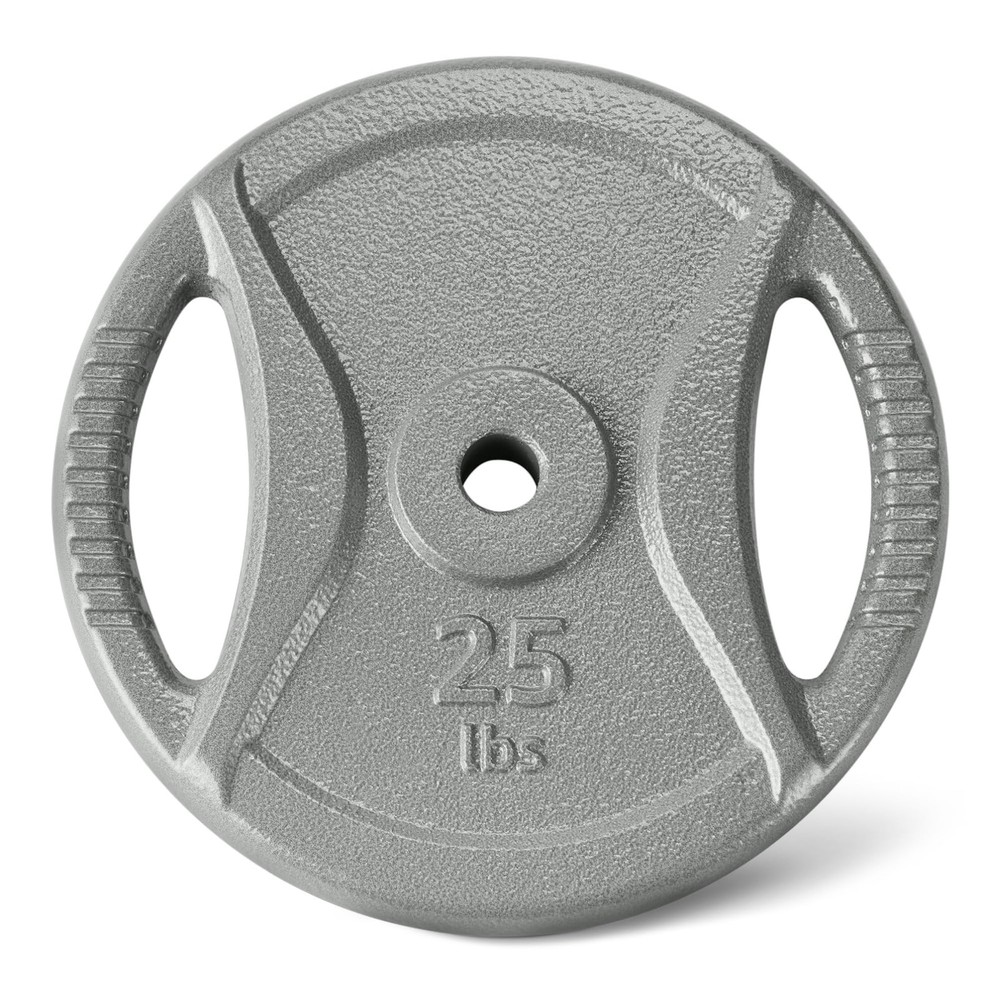 Retailer Basics 1-Inch Grip Weight Plates 25Lb Weights Single Ir91042-Rp-1X25Lb