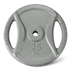 Retailer Basics 1-Inch Grip Weight Plates 25Lb Weights Single Ir91042-Rp-1X25Lb