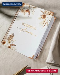 Beautiful Boho Wedding Planner Book and Organizer – Enhance Excitement and Makes