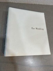 Hallmark Vintage Our Wedding Keepsake Album White Personalized NEW Free Ship