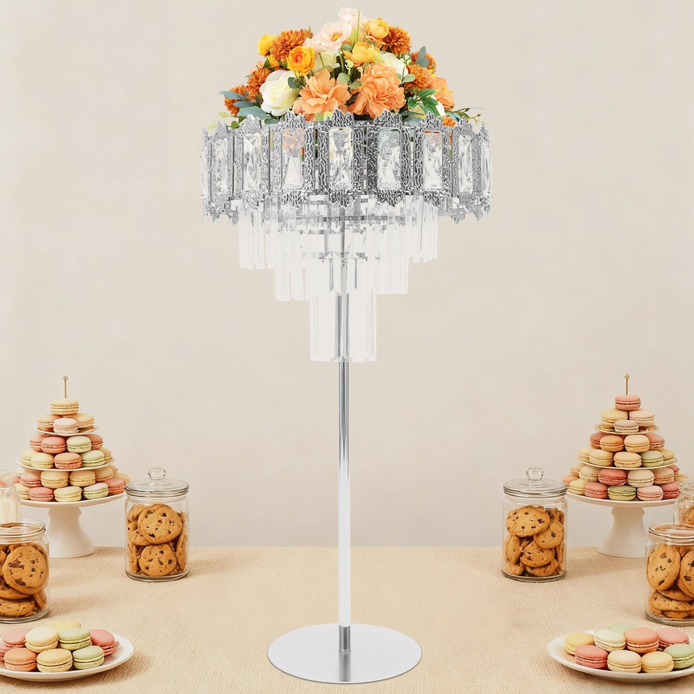 Acrylic Flower Stand Centerpiece, K5 Crystal Weddings Decoration Flowers Stand
