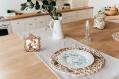 Rose Gold Baroque Photo Frame | Wedding Favor | Table Decor | Home Decor