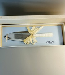 Vintage Treasure Masters Stainless Steel Serrated Cake Knife Made In Boston