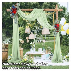 Backdrop Draping Curtain New Arch Party Wedding 13/20/32.8ft Decor 4/6/10M Tulle