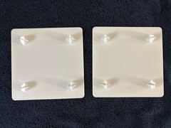 Wilton Circles of Strength 2 tier Cake Separator Plates Square 8”