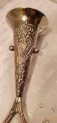 NEW! Vintage Look Bridal Bouquet Holder / “Tussy Mussy” Trumpet Flare Art Deco