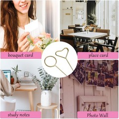 40Pcs Floral Pick Card Holder, Card Holder for Flower Arrangement, Gift Card Tre