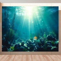 Under The Sea Backdrop 10x8ft Seabed Underwater World Ocean Photography Backg…