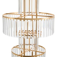 2PCS Flower Stands Crystal Flower Stands 5 Tier Flower Stands NEW