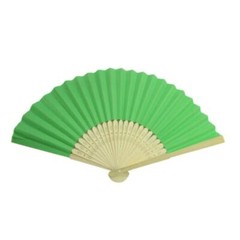 PAPER HAND FAN 8.25″ Color Choice GOOD QUALITY Bamboo Folding Pocket Purse NEW