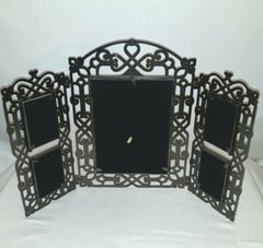 Vintage Royal Limited Silver Hinged Screen Frame Wedding Photo Display