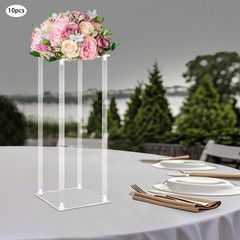 Acrylic Wedding Flower Stand, 10Pcs Clear Acrylic Flower StandsUS
