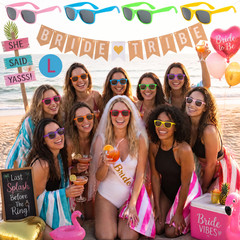 8-64Pcs Colorful Party Glasses Wedding Sunglass Bulk for Guests Bachelorette Par