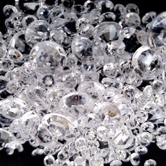 24 Pack Clear Wedding Scatter Crystals Table Decoration Diamond Confetti Sparkle