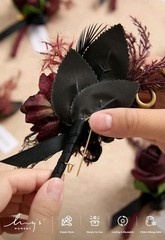 Ling’s Moment Boutonniere for Men Wedding,Set of 6 , Groom and Groomsmen…